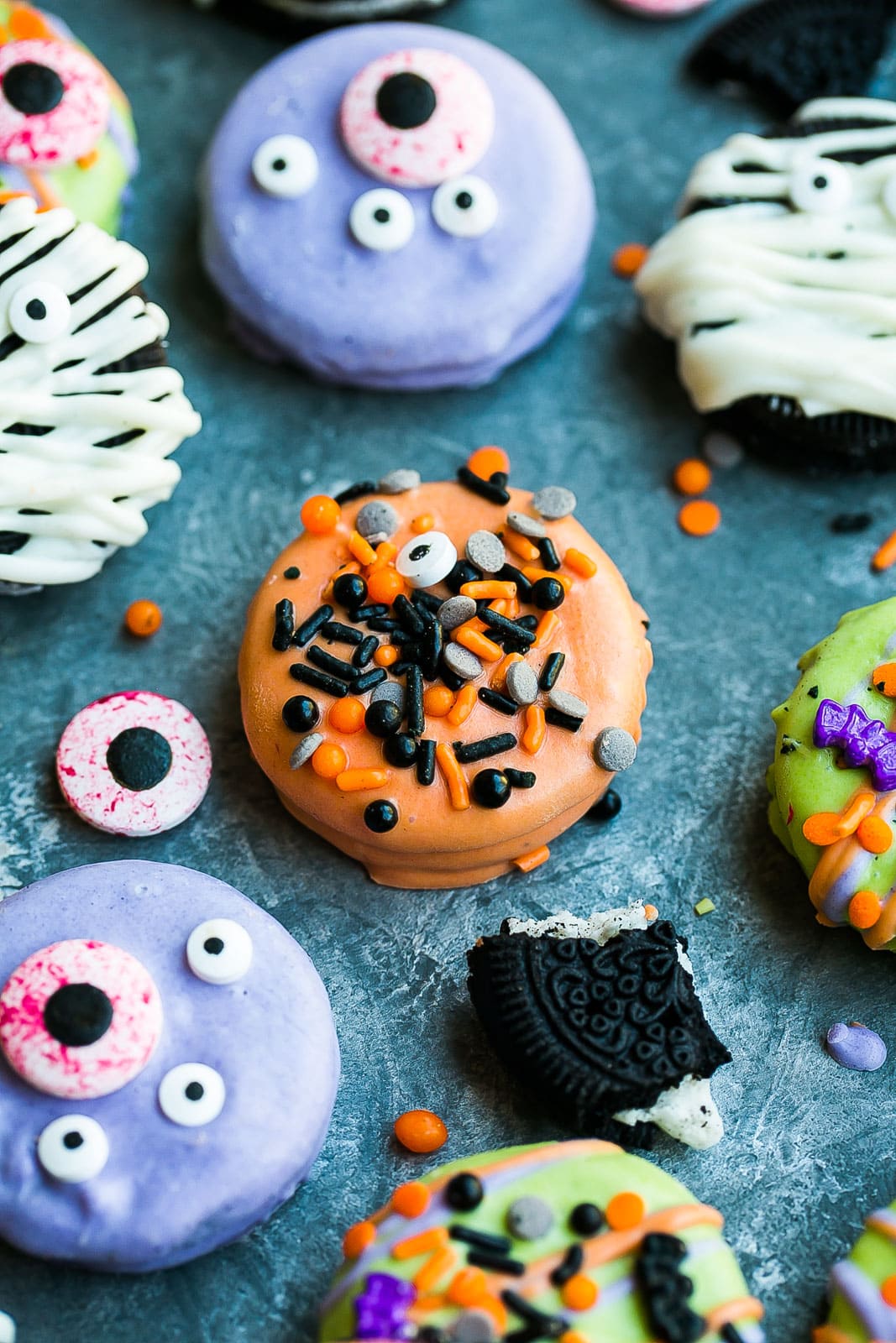 Halloween chocolate covered oreos.