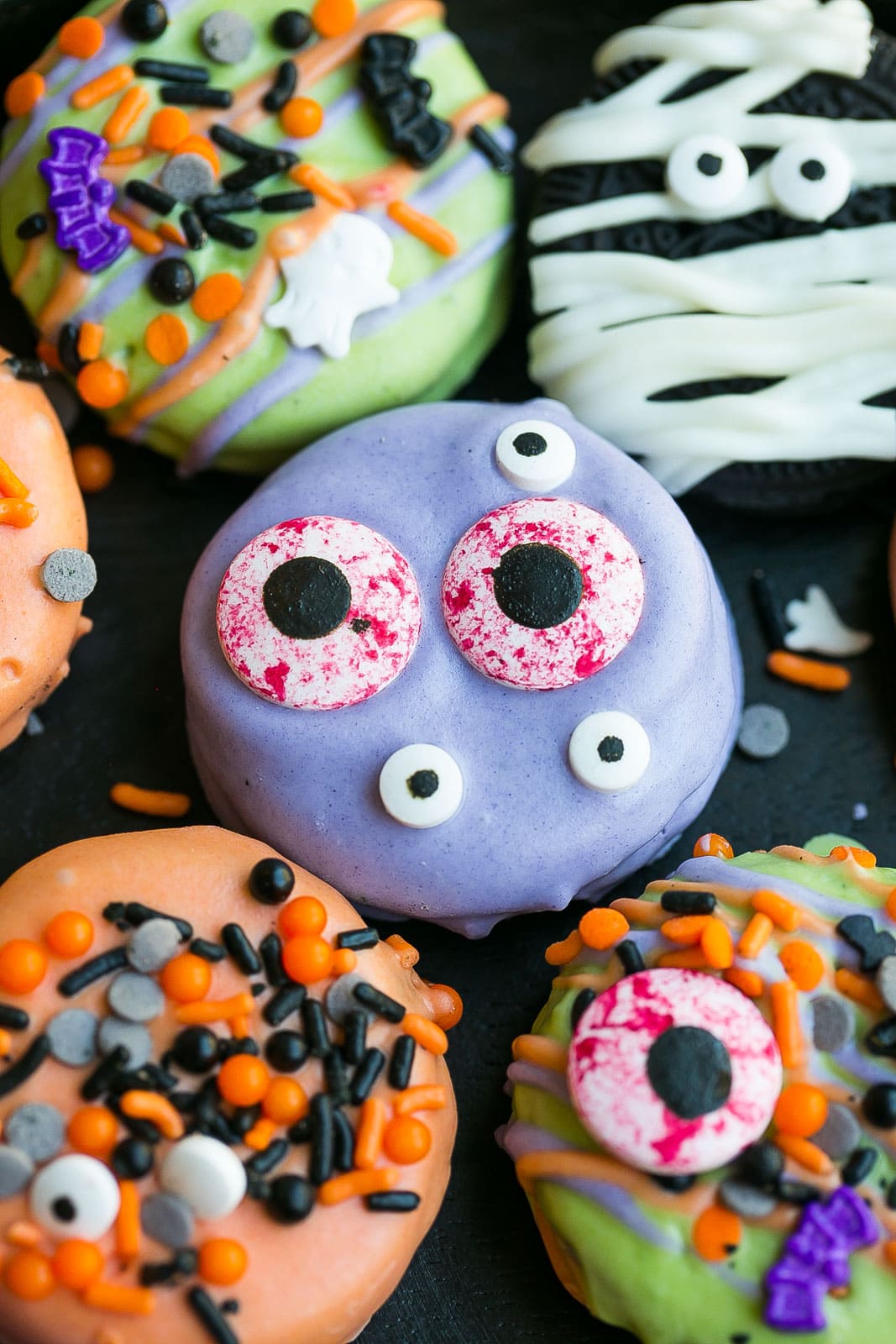 Halloween chocolate covered oreos.