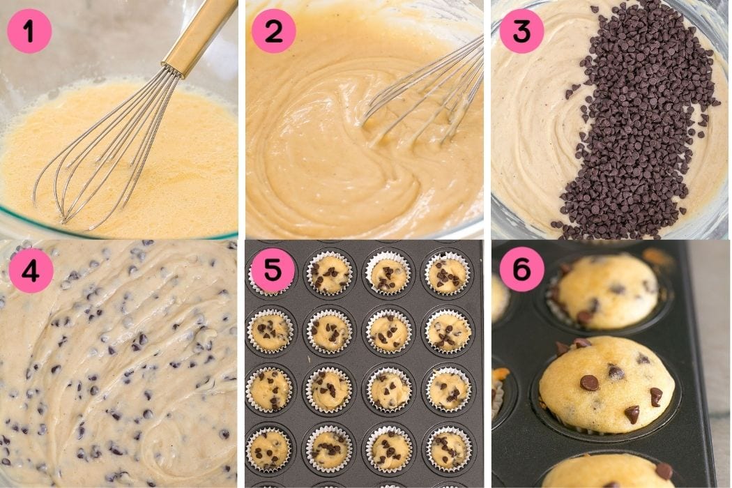 How to make Mini Chocolate Chip Muffins.