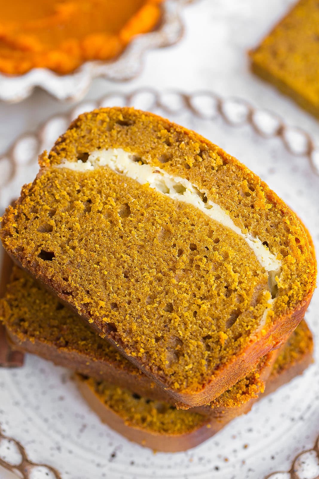 Pumpkin Cream Cheese Bread.