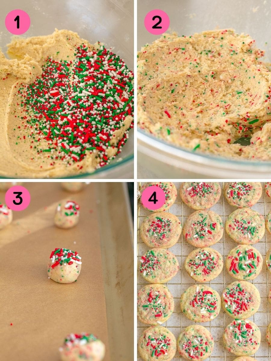 How to make mini sugar cookies.