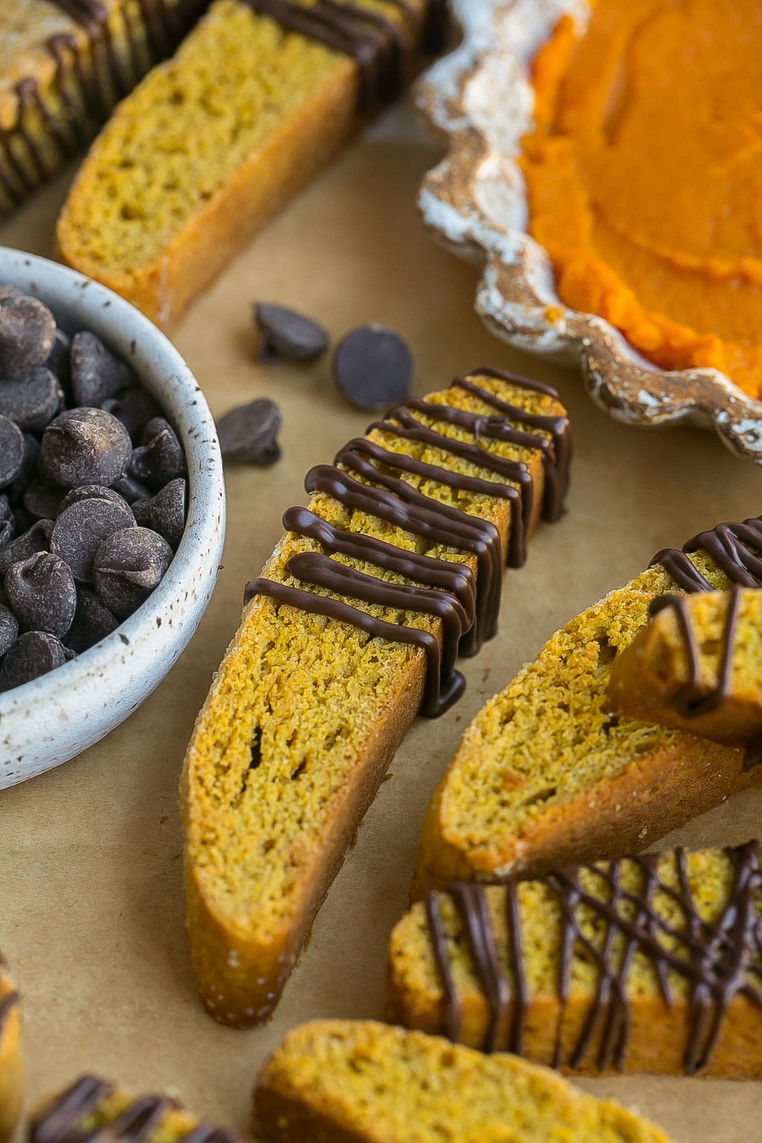 Pumpkin Biscotti cookies.