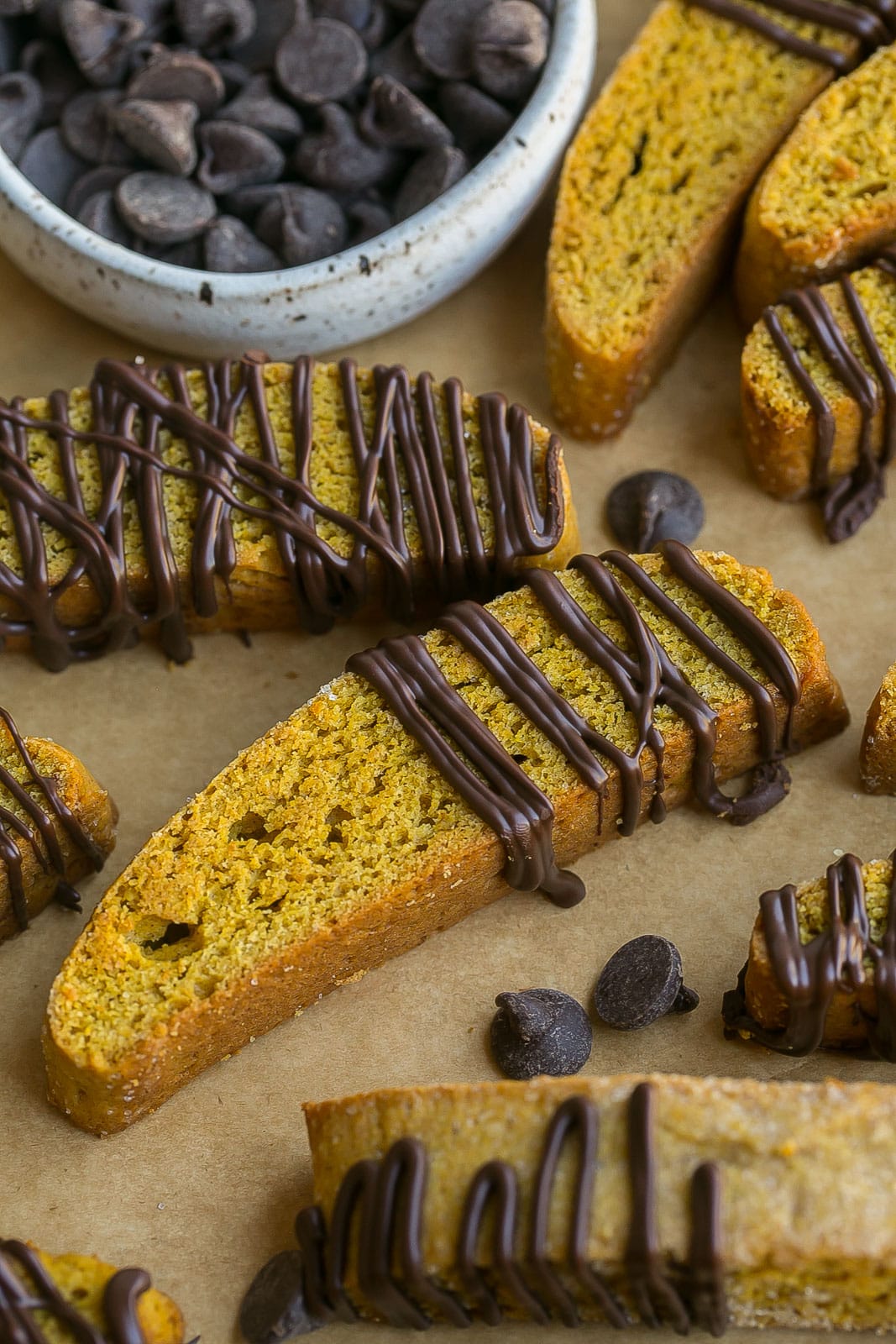 Pumpkin biscotti cookie recipe.