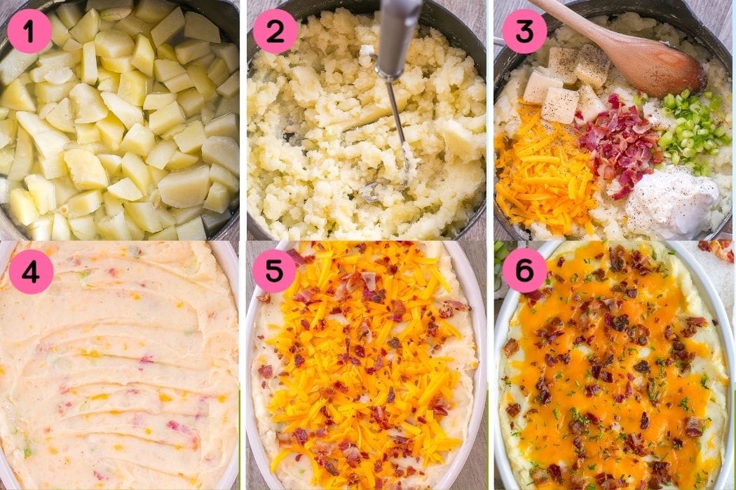 How to make Twice Baked Mashed Potatoes. 