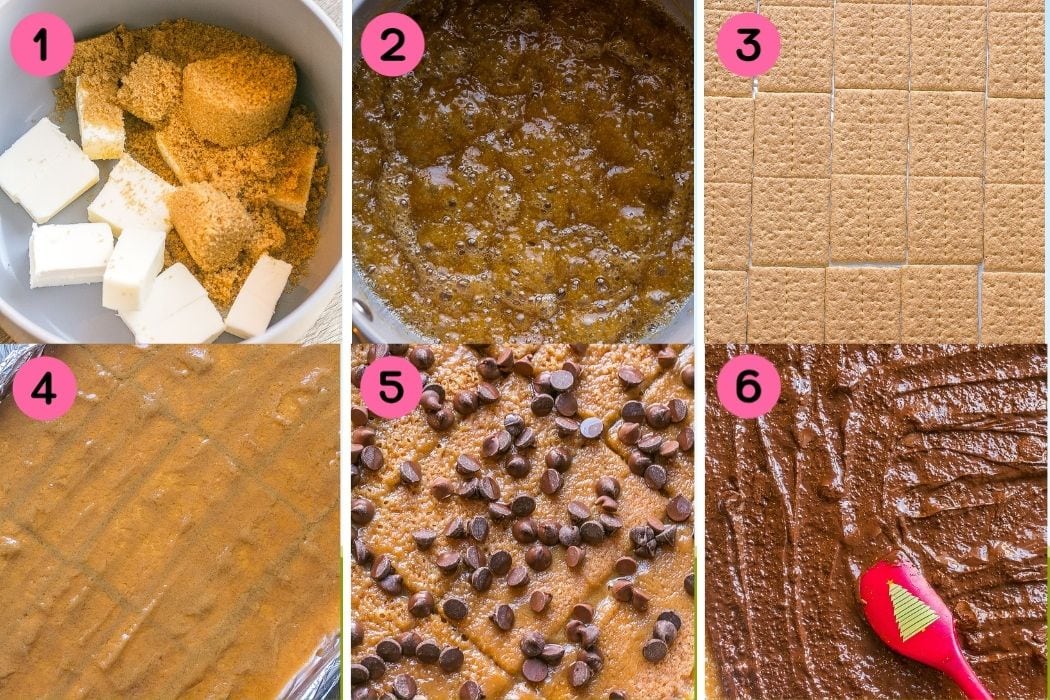 How to make Graham Cracker Toffee Bars.