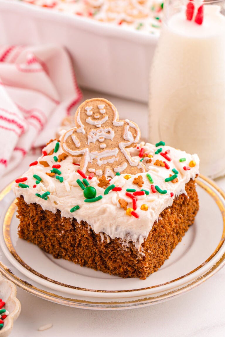 Gingerbread Cake with Cream Cheese Frosting