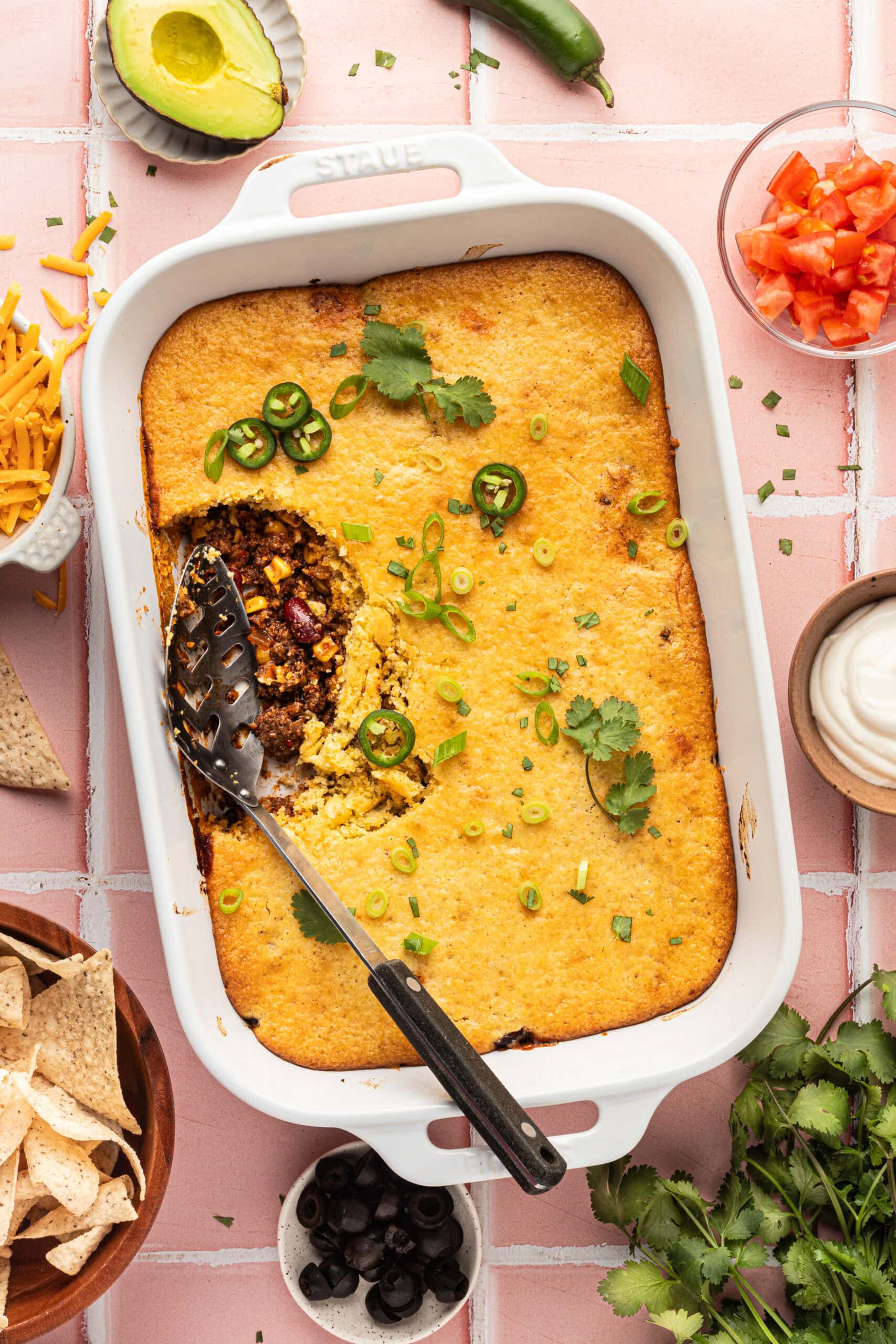 Taco Cornbread Casserole