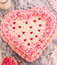 Valentine’s Day Heart Cake