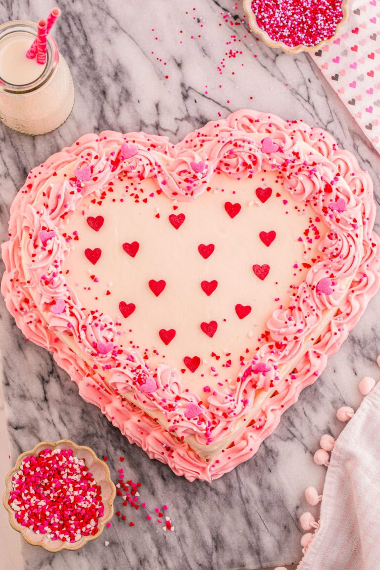 Valentine’s Day Heart Cake