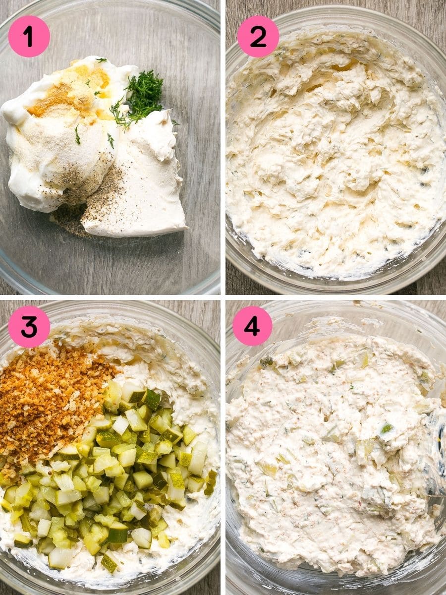 How to make fried pickle dip.