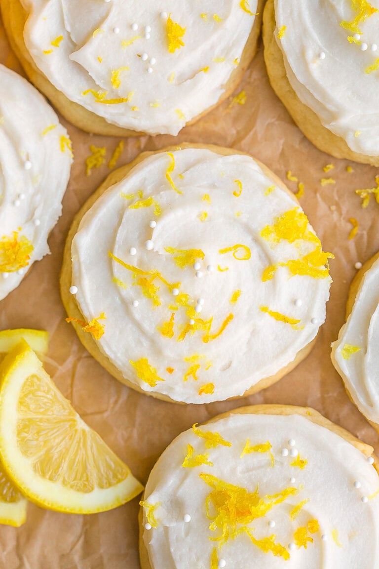 Frosted Lemon Cookies