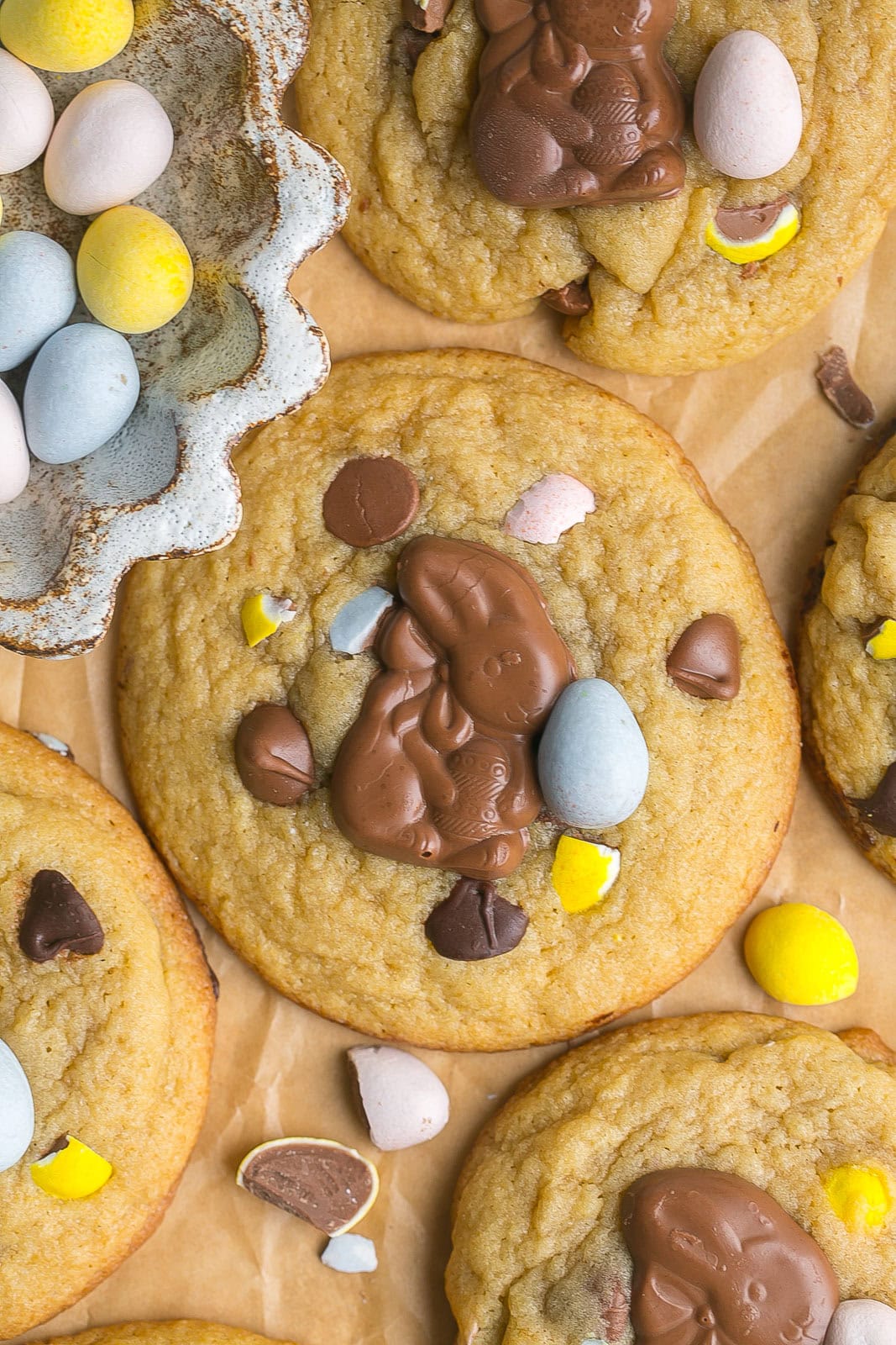 Easter Chocolate Chip Cookies