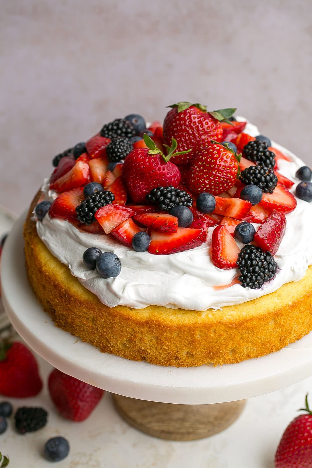Berries and Cream Cake