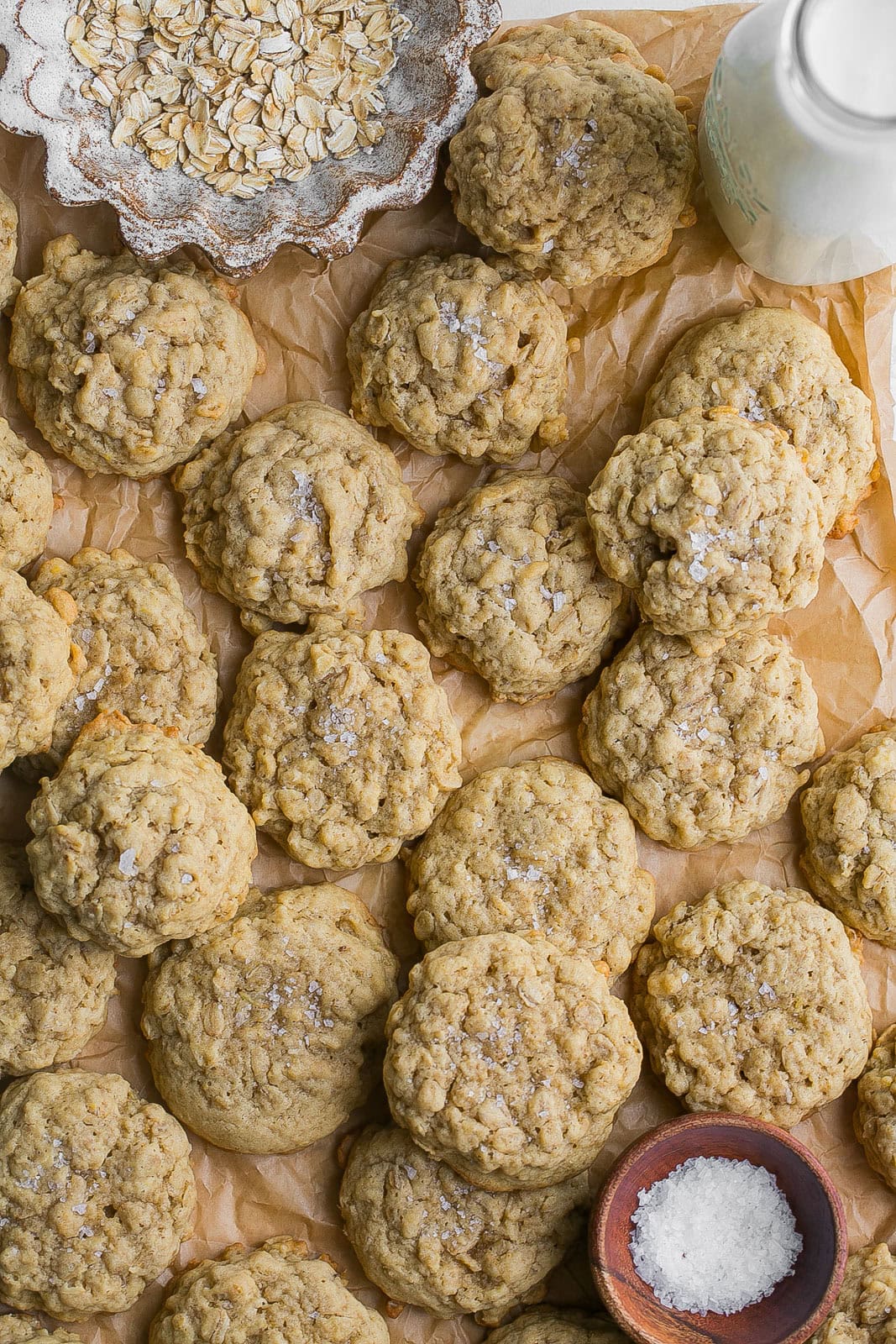 Brown Butter Oatmeal Cookies