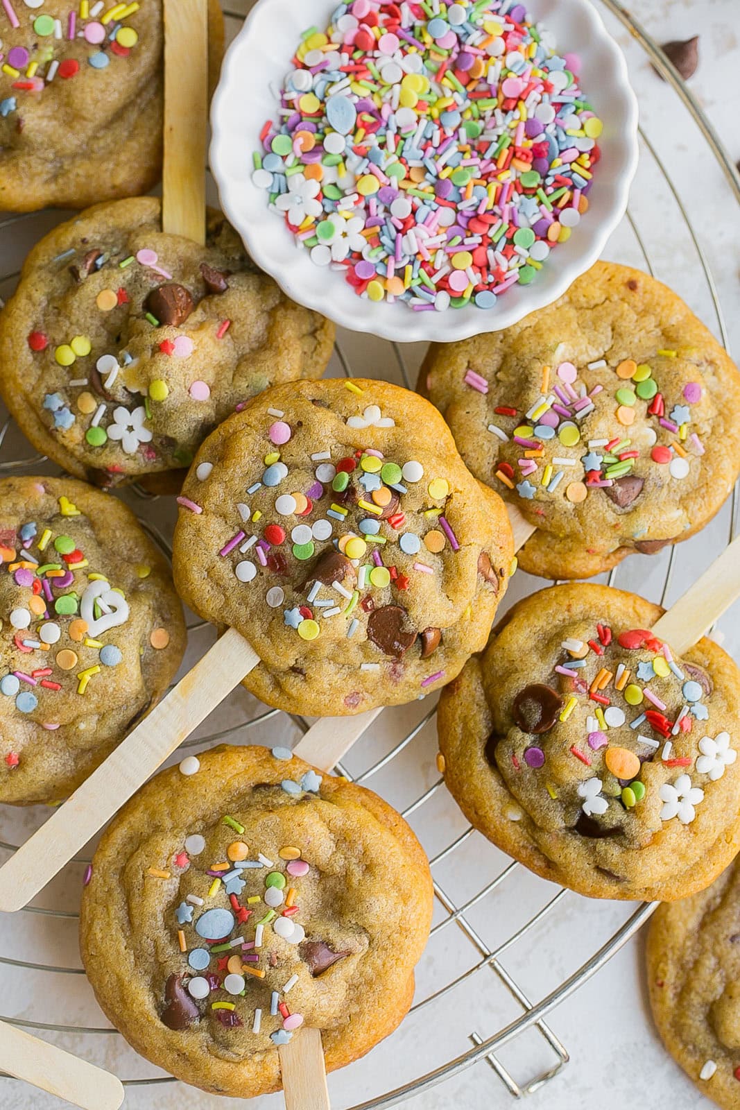 Chocolate Chip Cookie Pops