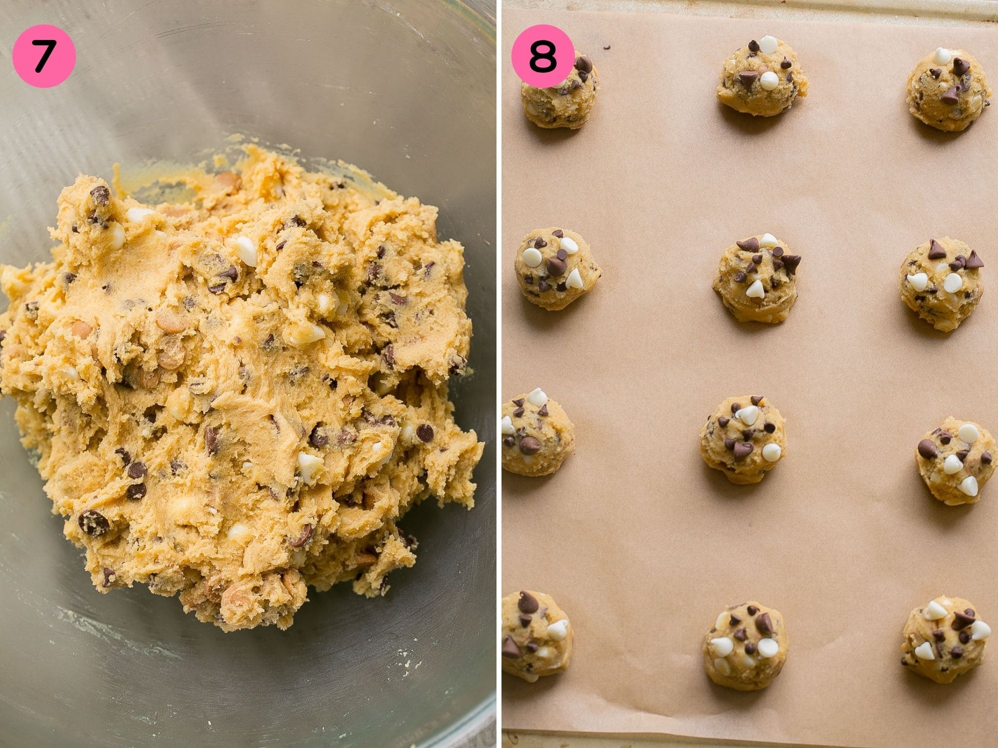How to make Triple Chocolate Chip Cookies.