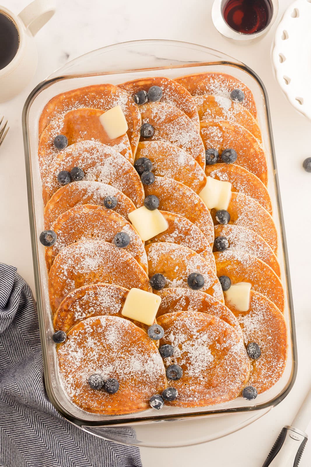 Blueberry Pancake Casserole