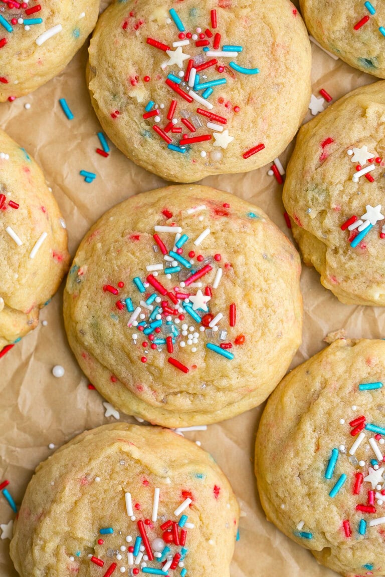 Red, White and Blue Cookies