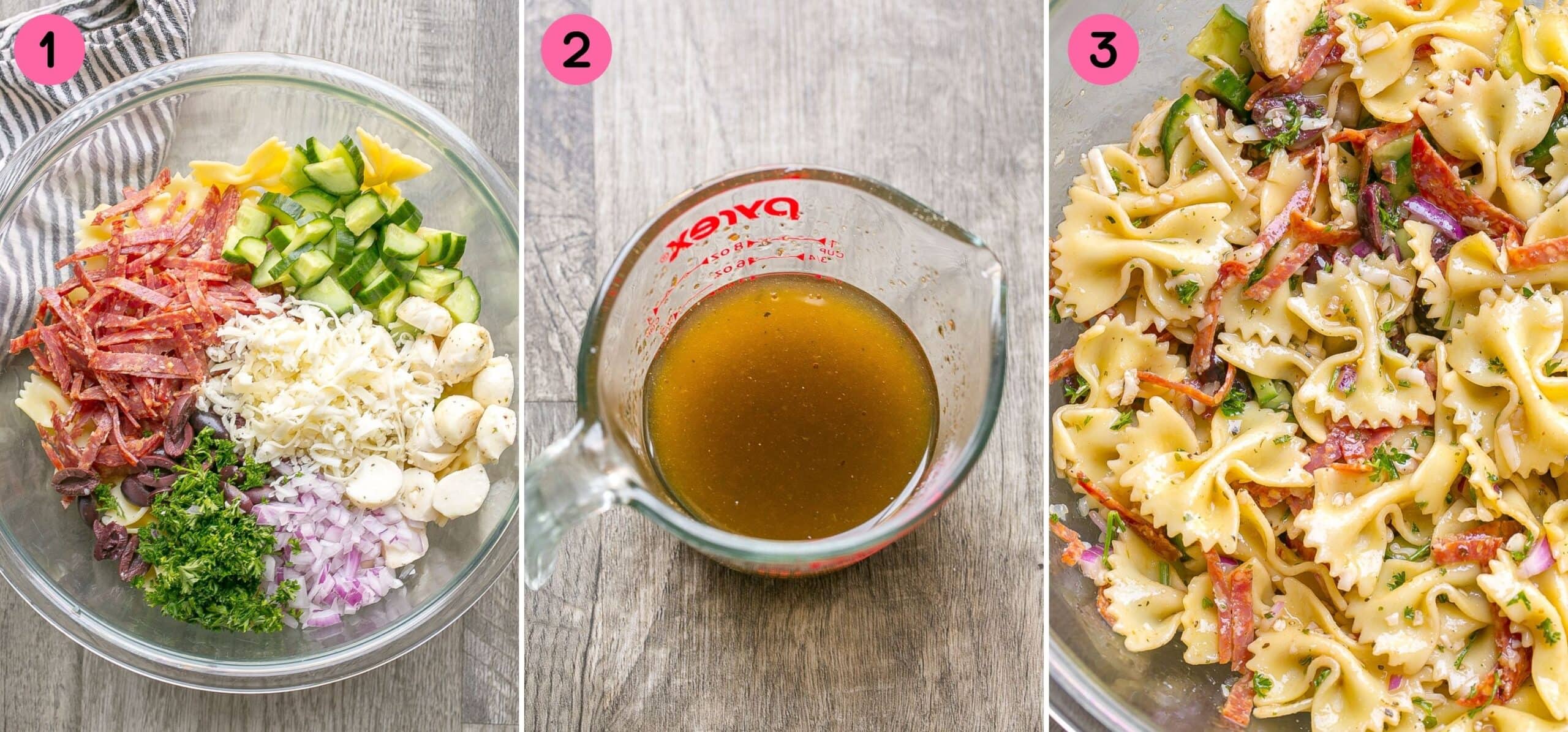 How to make Bow Tie Pasta Salad recipe.