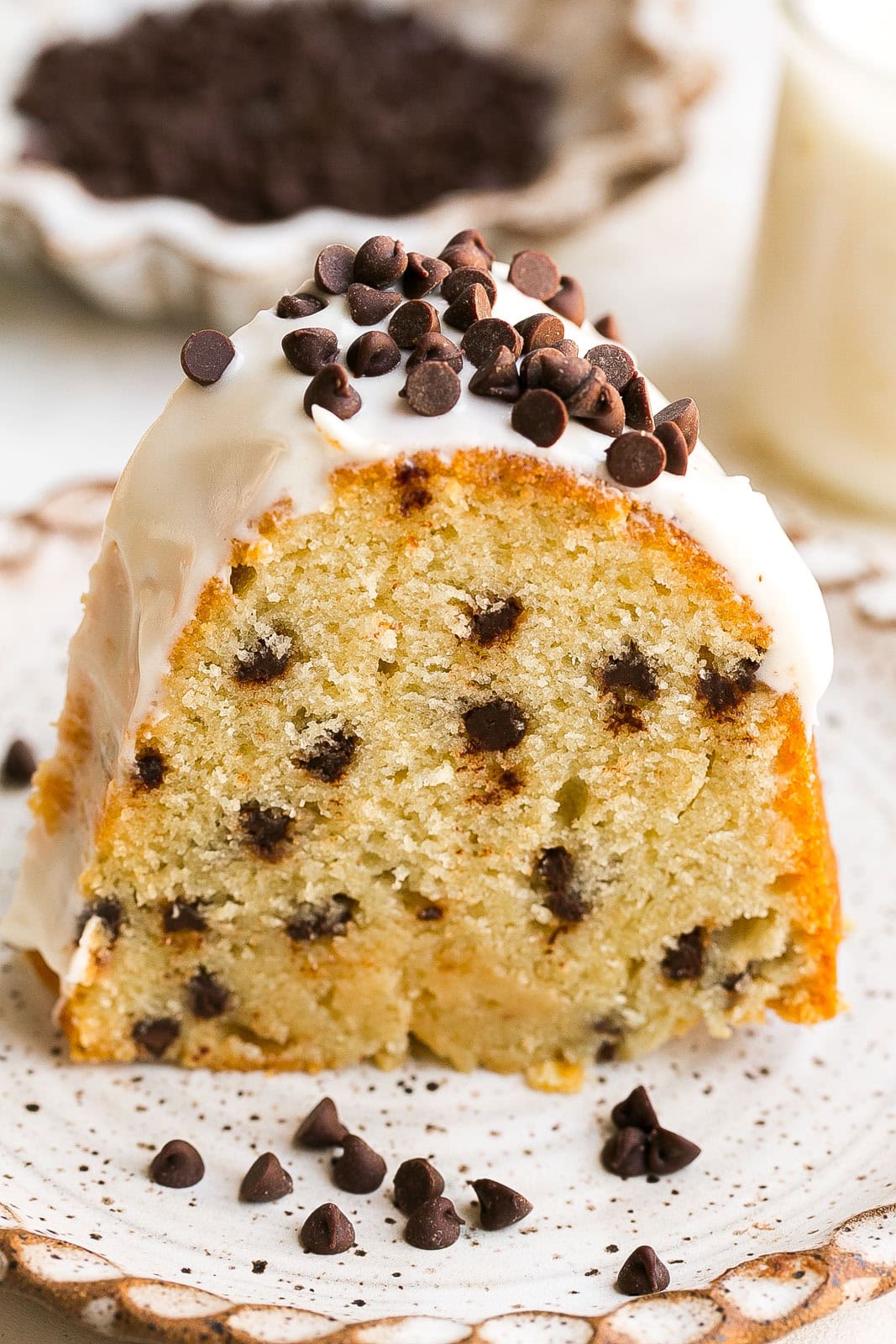 The perfect slice of cake. 