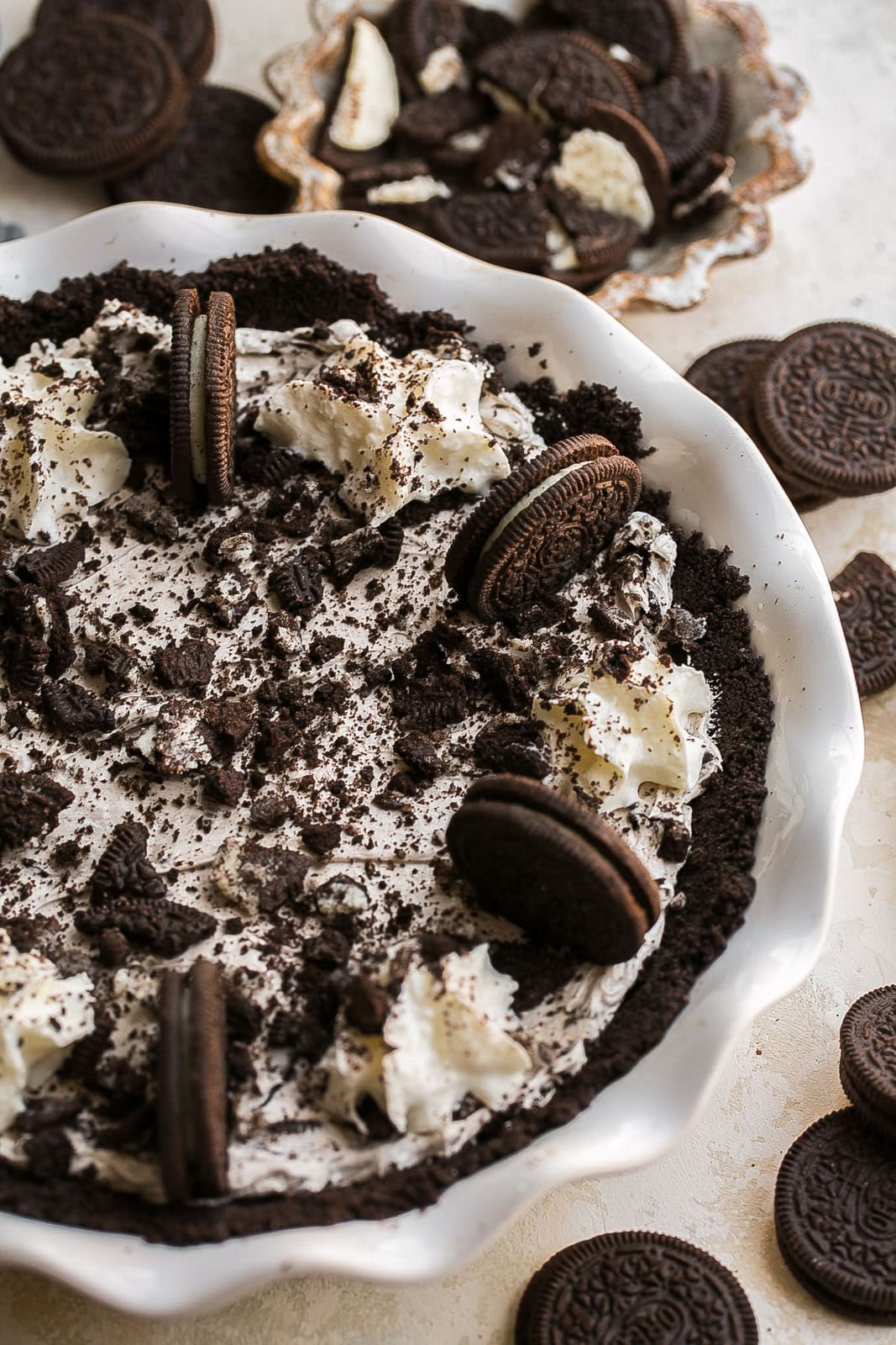 No Bake Whole Oreo Pie.
