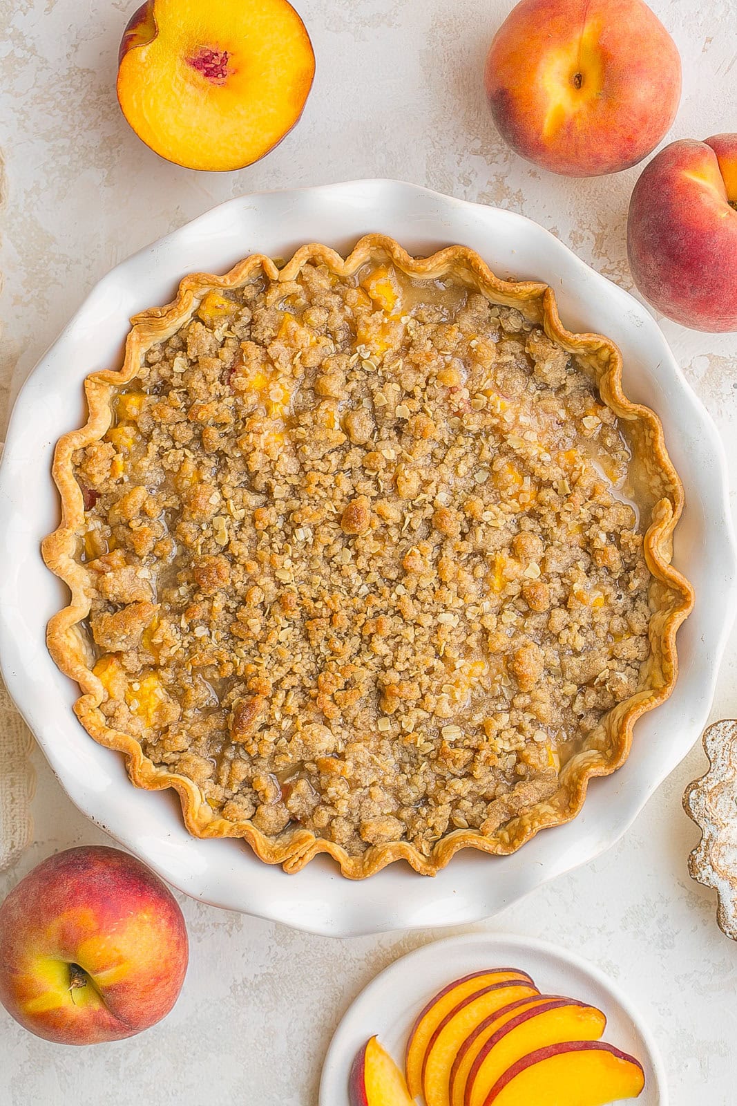 Whole Peach Pie.