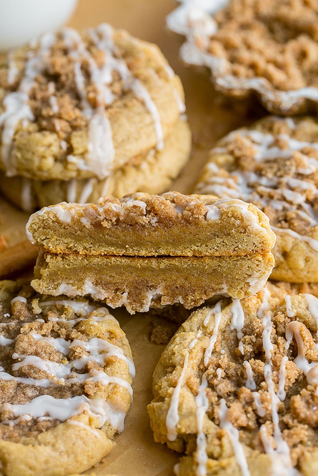 Inside of Coffee Cake Cookie.