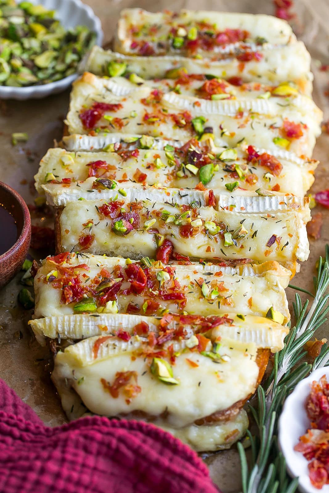 Baked Brie Cheese Bread.