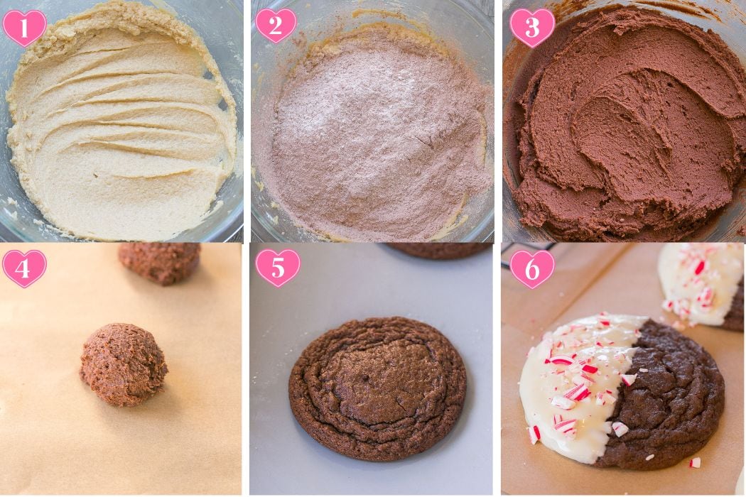 How to make Peppermint Brownie Cookies.