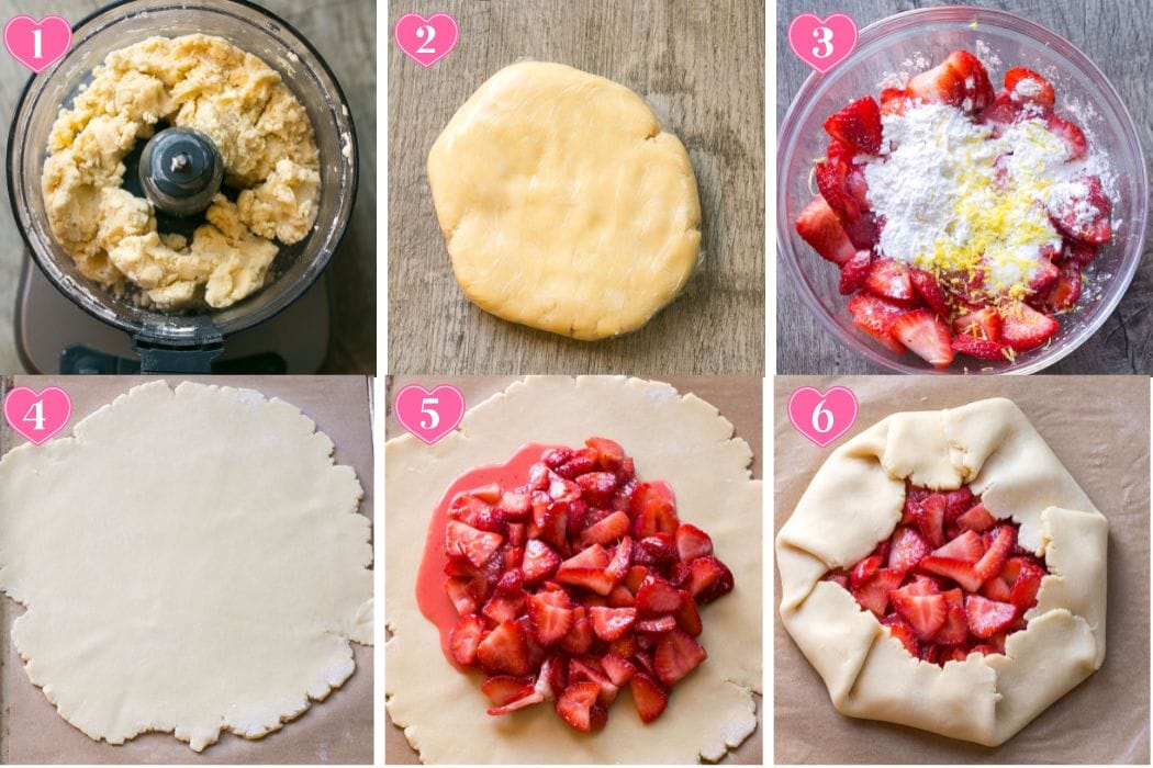 How to make strawberry galette recipe.
