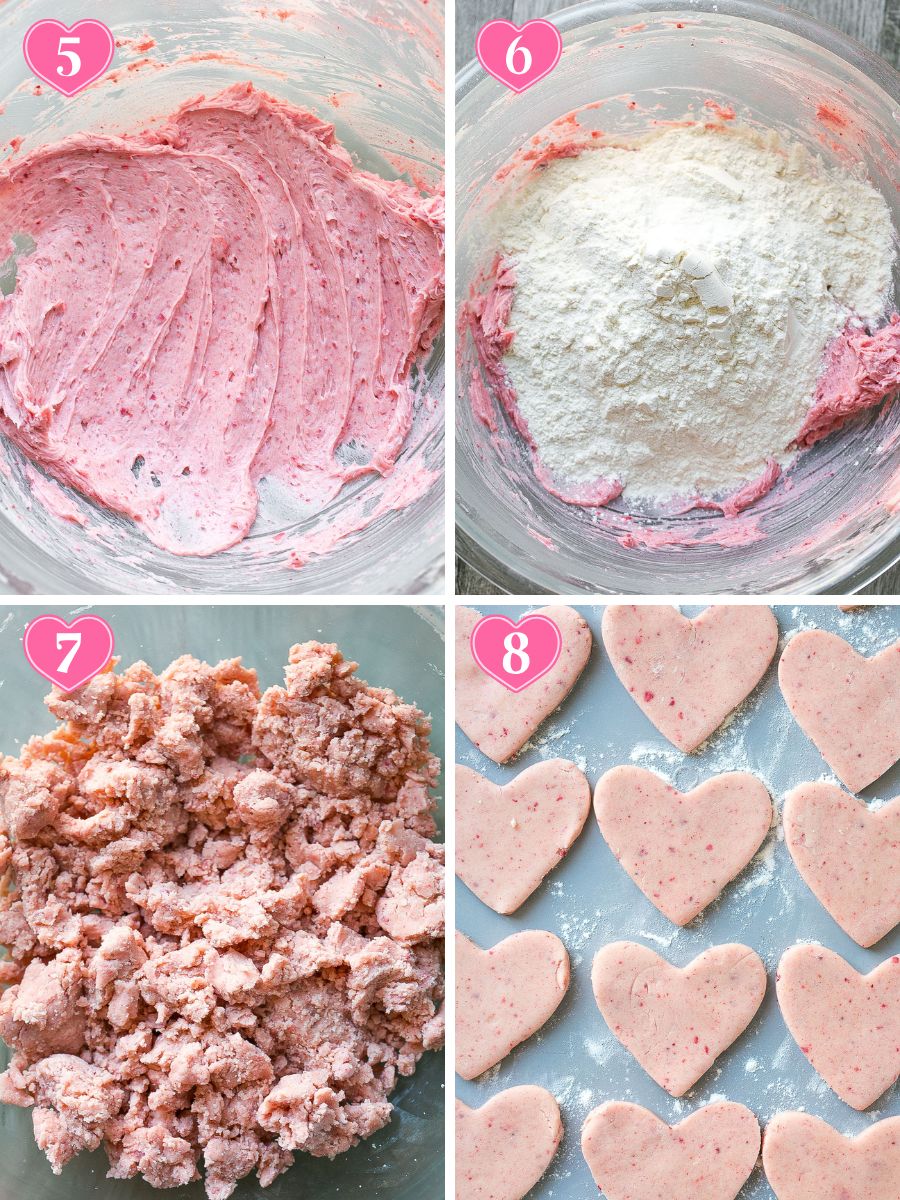 How to make the best Strawberry Shortbread Cookies.