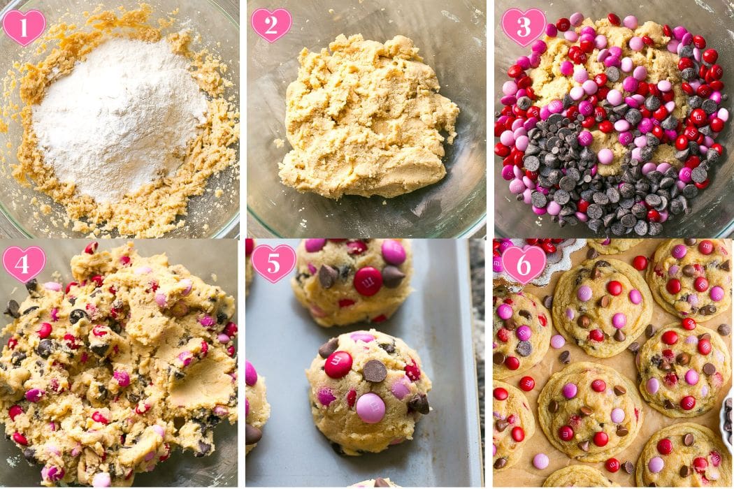 How to make one bowl valentine cookies