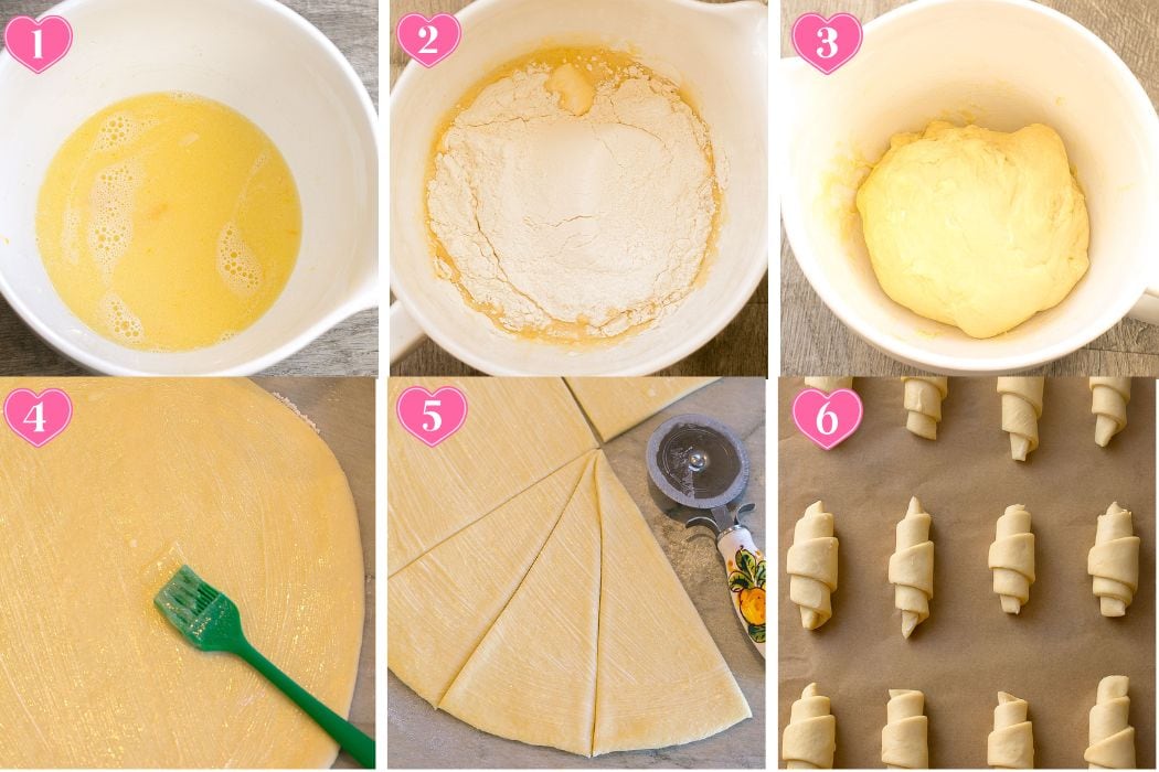 How to make best homemade crescent rolls, step by step.