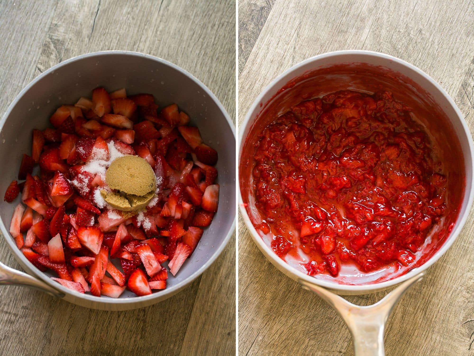How to make homemade strawberry jam.